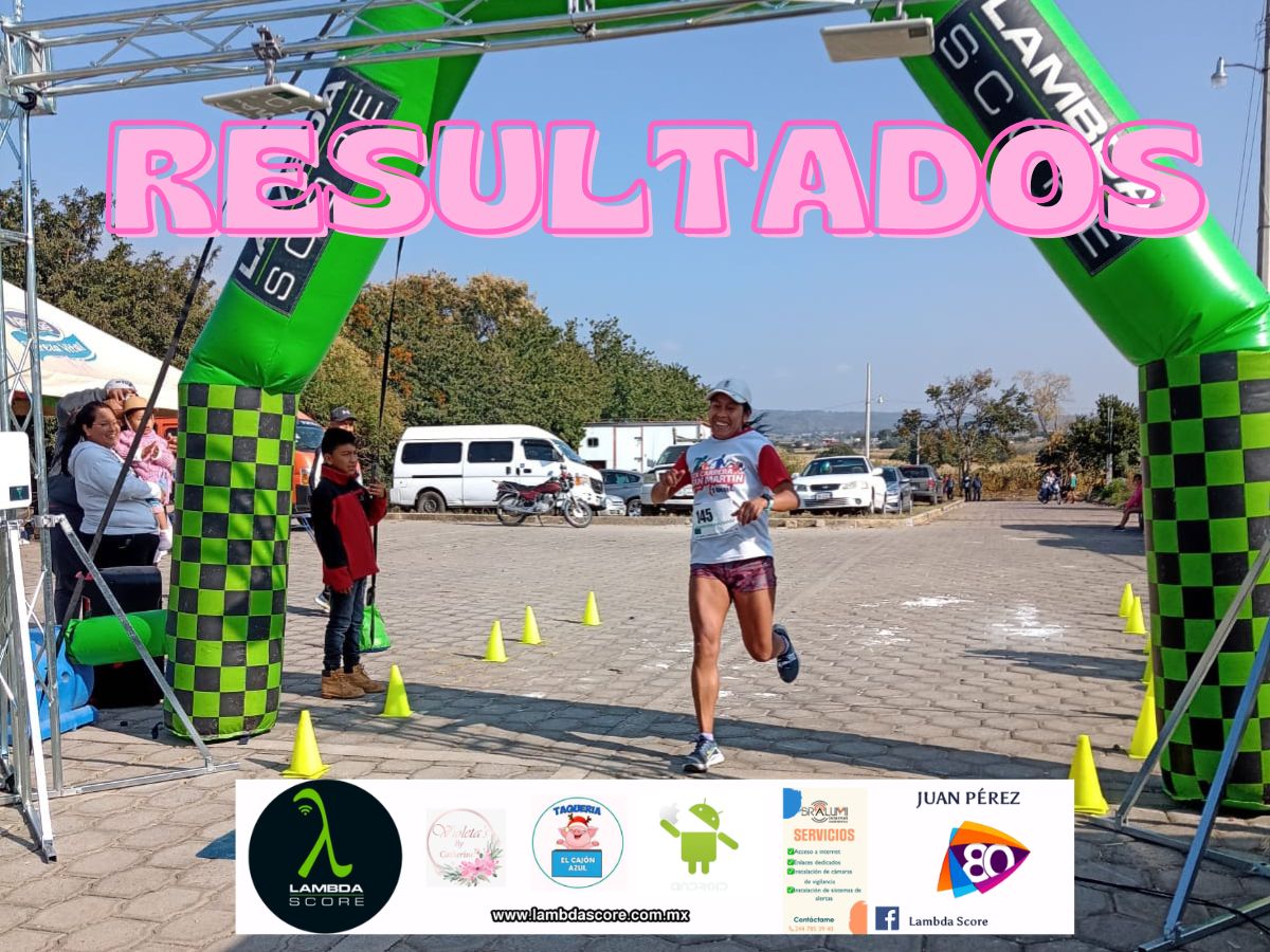 resultados 7ma carrera san martin tlapala